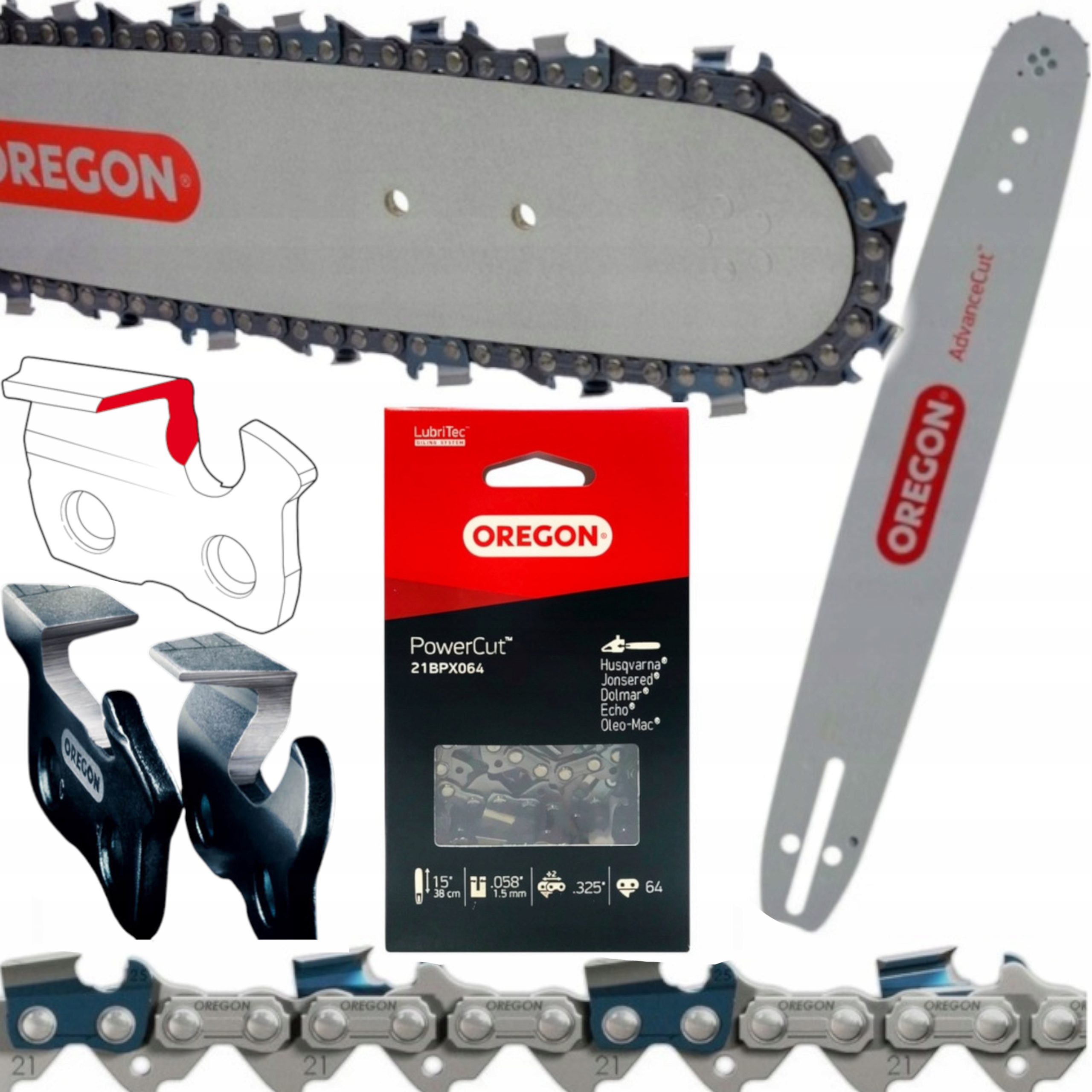 Ručná píla Oregon 15" 0,325 1,5 mm 64 článkov